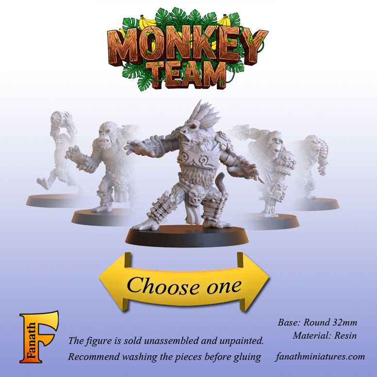 Medium monkey - choose one