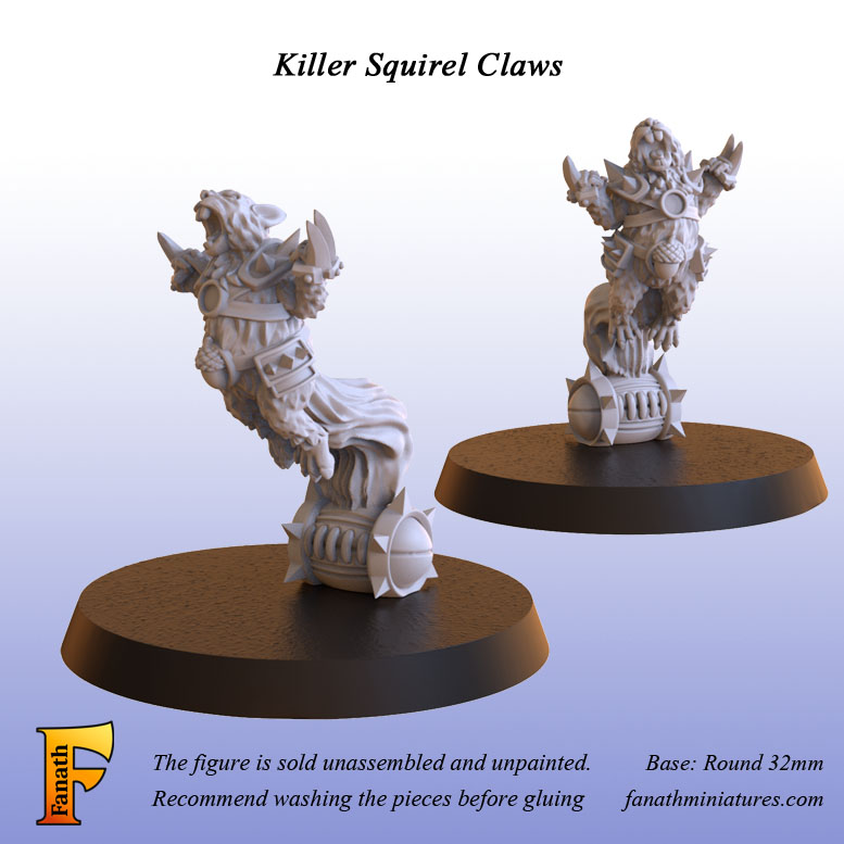 Killer Squirel Claws